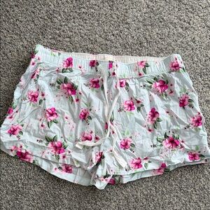 GAP Floral Pajama Shorts - White and Pink